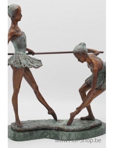 2 Ballerina's - bronzen beeld (AN1254BR-B)