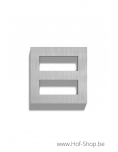 Nummer 8 - inox 10 cm hoog (huisnummer 'Square' )