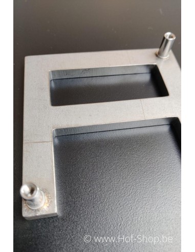 Letter A - inox 10 cm hoog (huisnummer 'Square')
