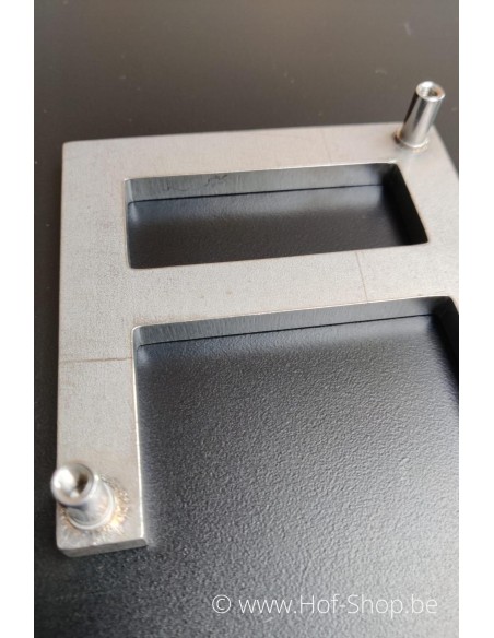 Letter A - inox 10 cm hoog (huisnummer 'Square')