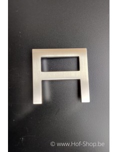 Lettre A - acier inoxydable de 10 cm de haut (numéro de maison 'Carré' )