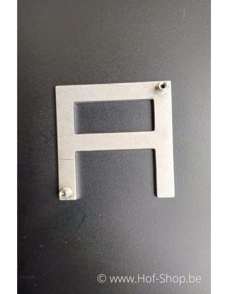 Letter A - inox 10 cm hoog (huisnummer 'Square')