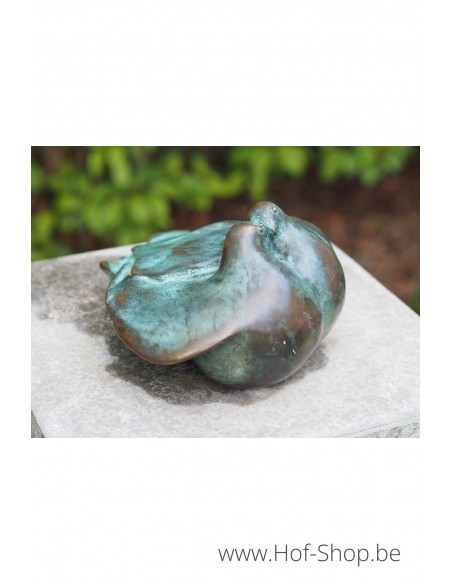 Deux pigeons - statue en bronze (AN0637BR-V)