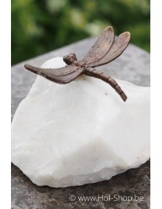 Kleine libelle - bronzen beeld (AN1061BR-B)