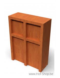 Litru Quatro - Geroba boîte aux lettres en acier corten