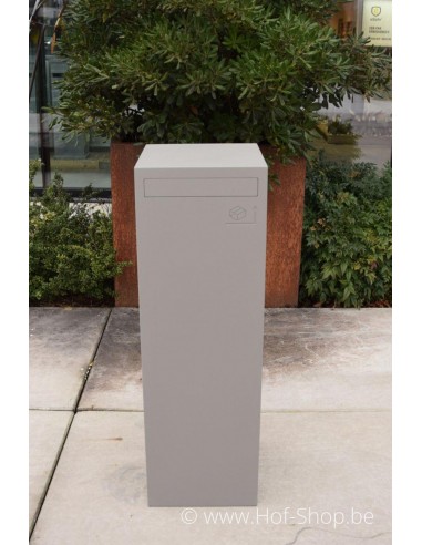 Pilast avec parcelbox - Boîte  à colis aluminium Larob