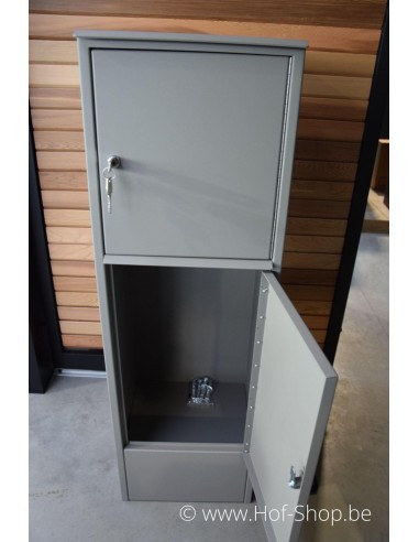 Pilast avec parcelbox - Boîte  à colis aluminium Larob
