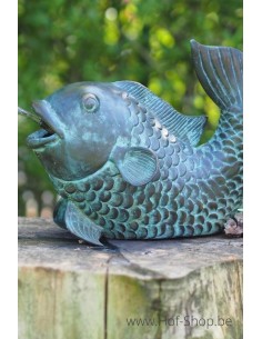 Vis fontein large  - bronzen beeld (AN1140BR-V-L)
