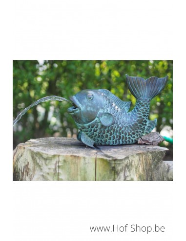 Vis fontein large  - bronzen beeld (AN1140BR-V-L)