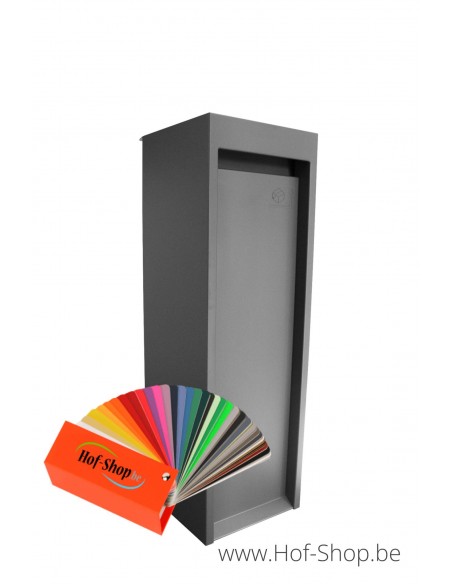 Colum met pakketvak - Larob pakketbus aluminium
