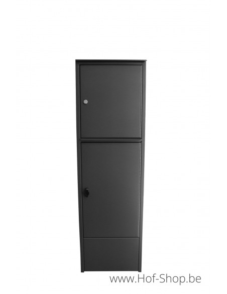 Colum avec parcelbox - Boîte  à colis aluminium Larob
