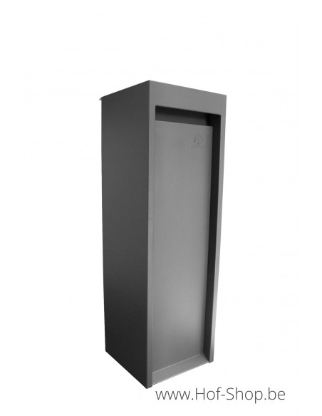 Colum met pakketvak - Larob pakketbus aluminium