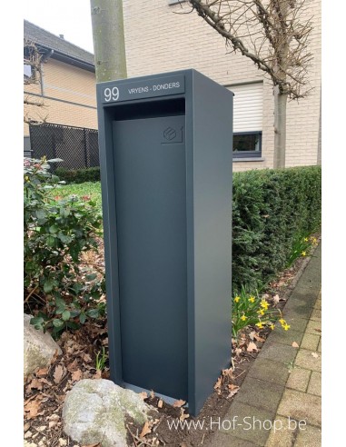 Colum avec parcelbox - Boîte  à colis aluminium Larob