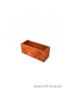Artesa 100 x 40 x 40 cm - Plantenbak Geroba in cortenstaal