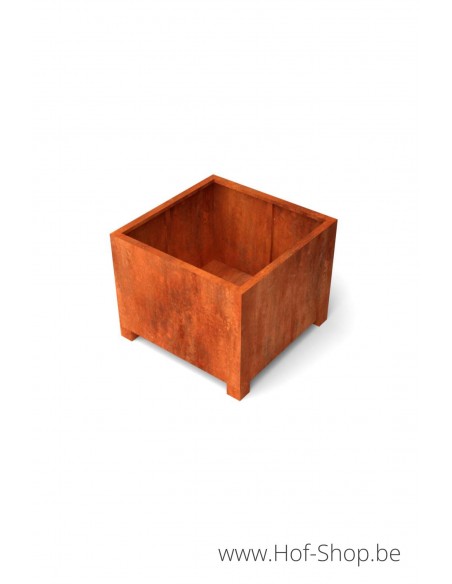 Artesa 100 x 100 x 80 cm - Plantenbak Geroba in cortenstaal