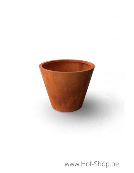 Conica 100 x 80 cm - Plantenbak Geroba in cortenstaal