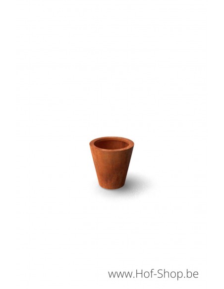 Conica 60 x 60 cm - Plantenbak Geroba in cortenstaal
