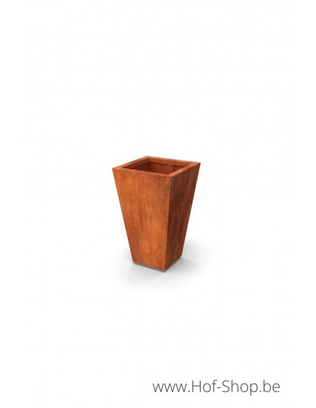 Vaso 50 x 50 x 80 cm - Plantenbak Geroba in cortenstaal