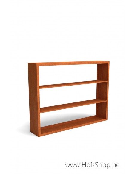 Egura Dividi 200 x 38,5 x 150 cm - Houtopslag Geroba in cortenstaal (EGURADC91)