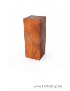 Sokal 30 x 30 x 50 cm - Sokkel Geroba in cortenstaal