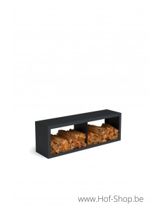 Beltza Dividi 150 x 38,5 x 50 cm - Houtopslag Geroba zwart