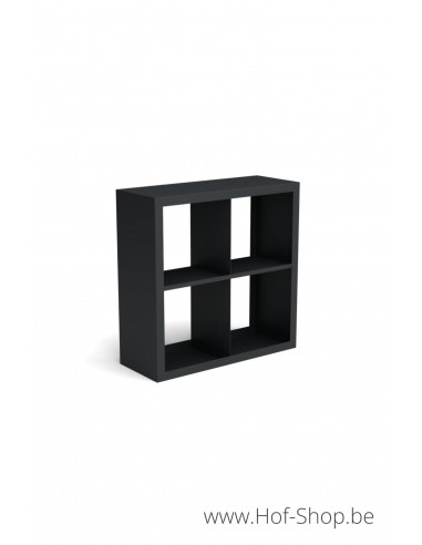 Beltza Dividi 100 x 38,5 x 100 cm - Rack à Buches noir (BELTZADS22)