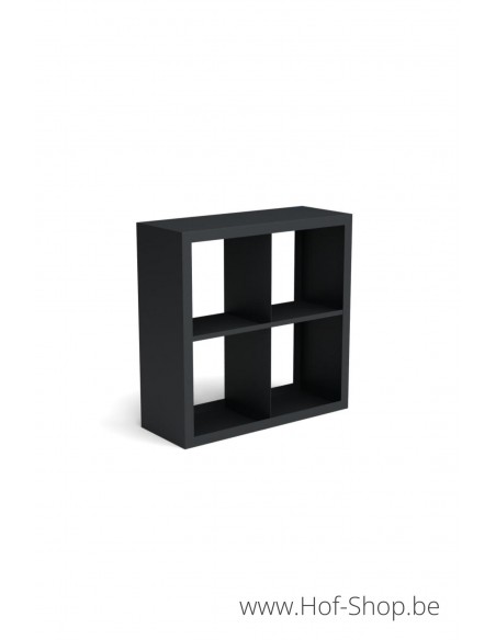 Beltza Dividi 100 x 38,5 x 100 cm - Rack à Buches noir (BELTZADS22)