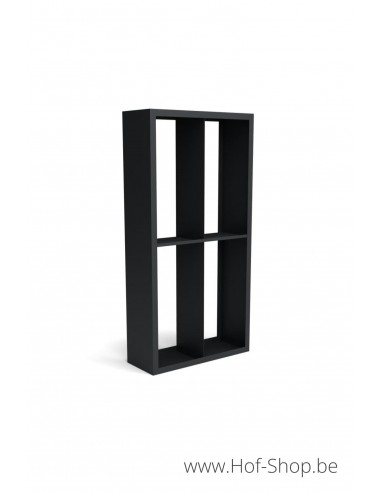 Beltza Dividi 100 x 38,5 x 200 cm - Houtopslag Geroba zwart (BELTZADS52)