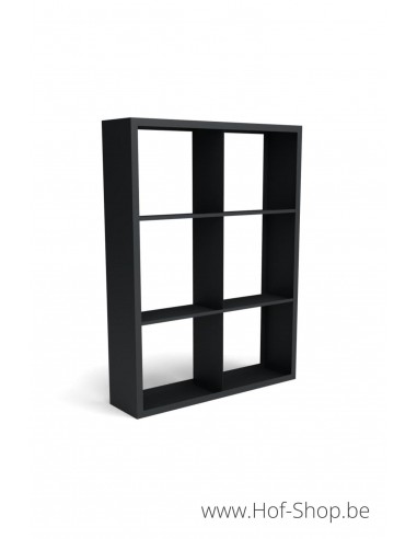 Beltza Dividi 150 x 38,5 x 200 cm - Houtopslag Geroba zwart (BELTZADS62)