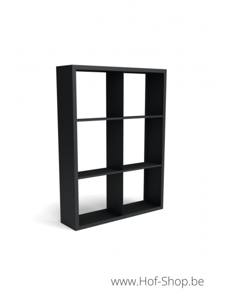 Beltza Dividi 150 x 38,5 x 200 cm - Houtopslag Geroba zwart (BELTZADS62)