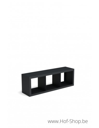 Beltza Dividi 150 x 38,5 x 50 cm - Houtopslag Geroba zwart (BELTZADS72)