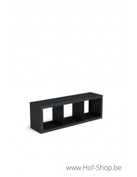Beltza Dividi 150 x 38,5 x 50 cm - Houtopslag Geroba zwart (BELTZADS72)