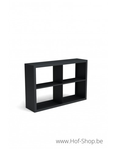 Beltza Dividi 150 x 38,5 x 100 cm - Houtopslag Geroba zwart (BELTZADS82)