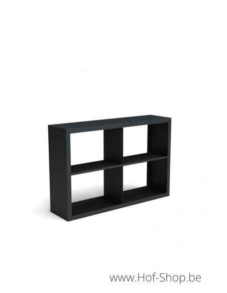 Beltza Dividi 150 x 38,5 x 100 cm - Houtopslag Geroba zwart (BELTZADS82)
