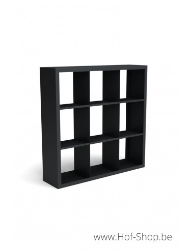 Beltza Dividi 150 x 38,5 x 150 cm - Houtopslag Geroba zwart (BELTZADS43)