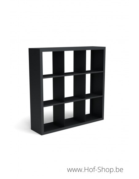 Beltza Dividi 150 x 38,5 x 150 cm - Houtopslag Geroba zwart (BELTZADS43)