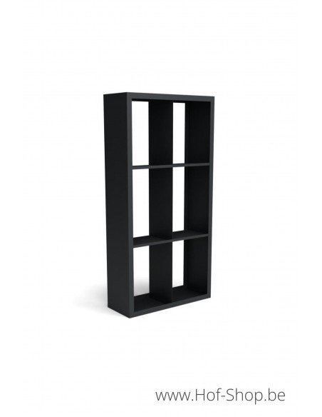 Beltza Dividi 100 x 38,5 x 200 cm - Houtopslag Geroba zwart (BELTZADS53)