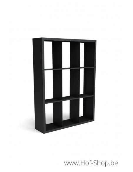 Beltza Dividi 150 x 38,5 x 200 cm - Houtopslag Geroba zwart (BELTZADS63)