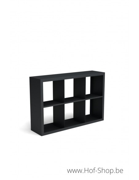 Beltza Dividi 150 x 38,5 x 100 cm - Houtopslag Geroba zwart (BELTZADS83)