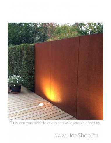 Gerofence panneau complet 50 x 5 x 180 cm - Clôtures en acier Corten Geroba