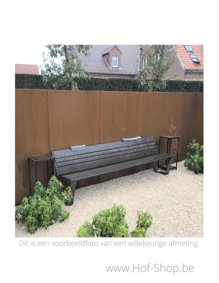 Gerofence panneau complet 50 x 5 x 180 cm - Clôtures en acier Corten Geroba