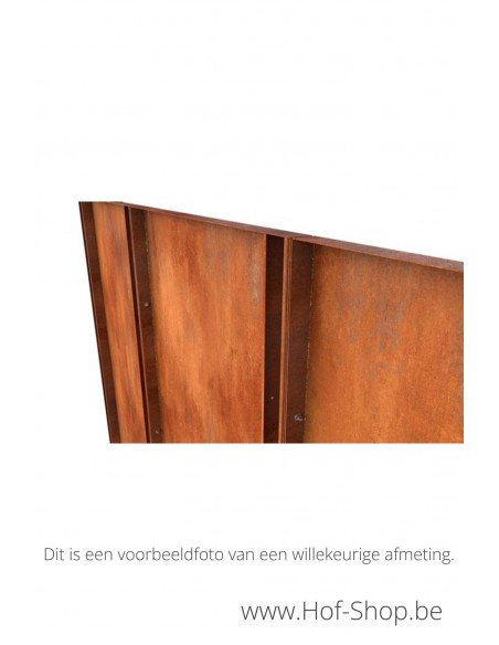 Gerofence panneau complet 50 x 5 x 180 cm - Clôtures en acier Corten Geroba