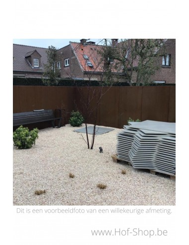 Gerofence pôle 50 x 75 x 239,5 cm - Clôtures en acier Corten Geroba