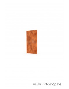 Gerofence vol paneel 100 x 5 x 200 cm - Schutting Geroba in cortenstaal