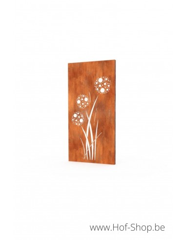 Gerofence Allium 100 x 5 x 180 cm - Schutting Geroba in cortenstaal