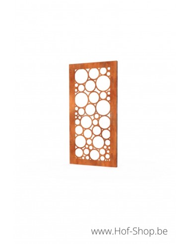Gerofence Bubbles 100 x 5 x 180 cm - Clôtures en acier Corten Geroba