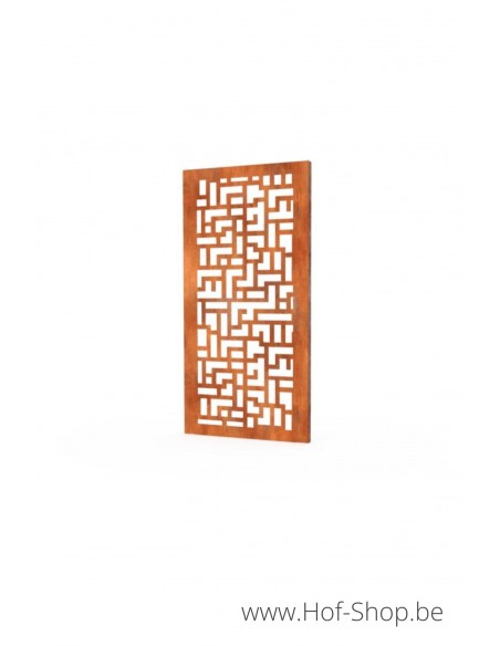Gerofence Maze 100 x 5 x 180 cm - Clôtures en acier Corten Geroba