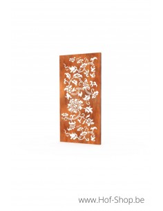 Gerofence Floral 100 x 5 x 180 cm - Clôtures en acier Corten Geroba