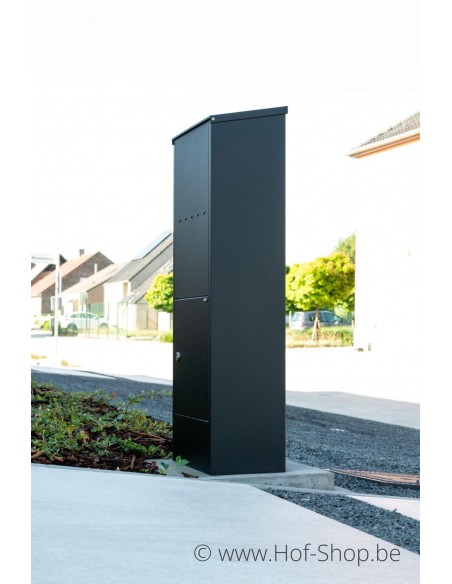 Allux 600 noir Back Door rukolock - boîte à colis