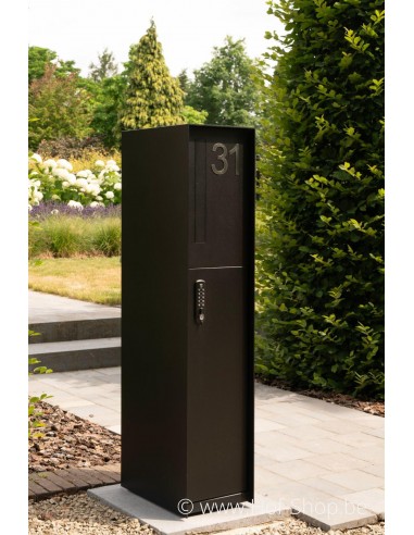 Nummer 3 - inox 10 cm hoog (Ari)